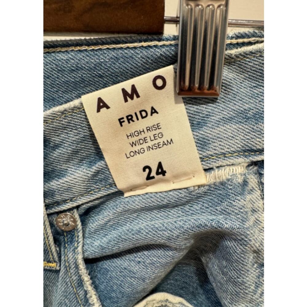 Amo Frida High Rise Wide Leg Jeans in Mystical size 24 - Picture 4 of 8